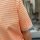 T-Shirt Stripe "beige-neonorange"