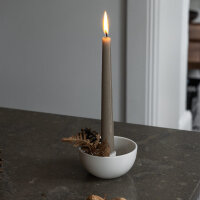 Lidatorp mini glossy white / Kerzenhalter von Storefactory