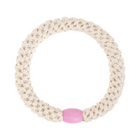 Kknekki Haargummi Ivory pink bead