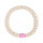 Kknekki Haargummi Ivory pink bead