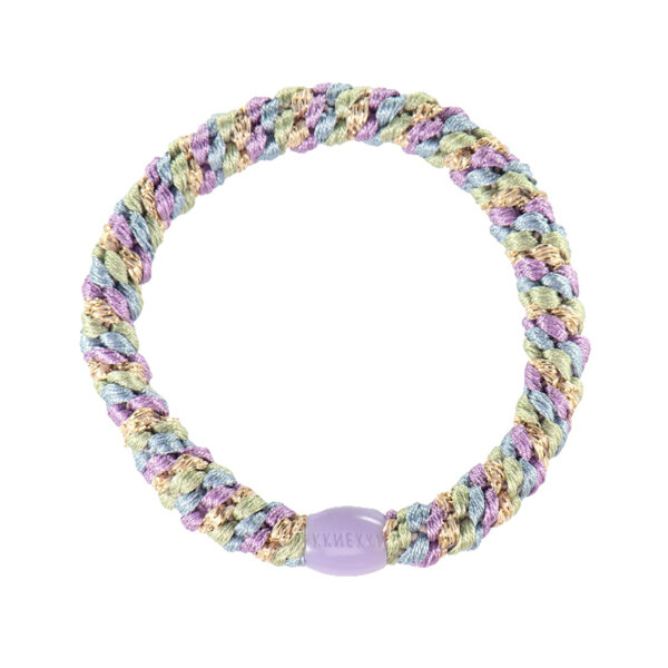 Kknekki Haargummi Mix Lavender Seablue glitter