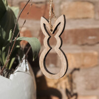 Holzhasenanhänger "Lotti"