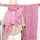 Baumwolltuch im Blockprint "pink-altrosa mit Neondetails" von Sarah & Sally
