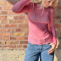 Cashmere-Modal-Mix Shirt Punkte pink One Size