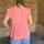 Musselin-Top "Streifen neonorange-rosa" One Size