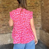 Musselin-Top "Leo pink-rosa" One Size
