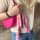 Großes Viskosetuch "Paisleymuster pink"