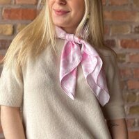 Großes Viskosetuch "Leo rosa"