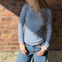 Cashmere-Viskose-Mix Shirt "Streifen...