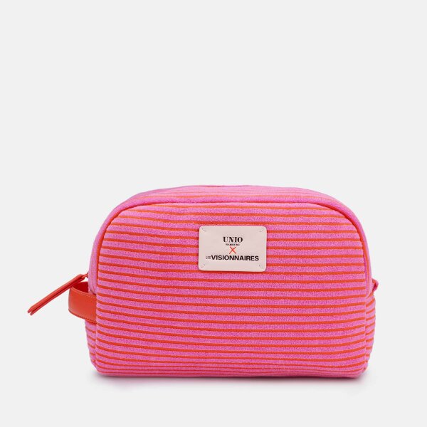Kosmetiktasche Livignio Frottee "Barbie red" von Unio Hamburg