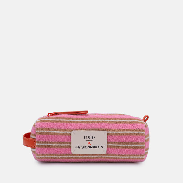 Mäppchen Monterosa Frottee "Barbie cognac ecru" von Unio Hamburg