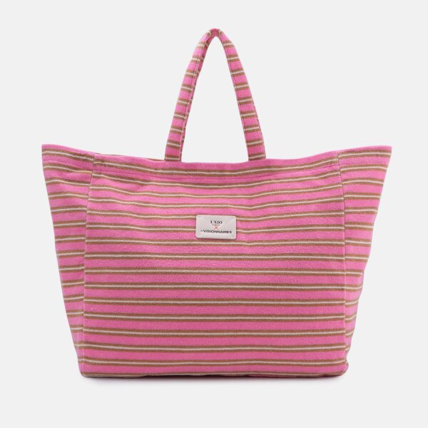 Beach Bag Frottee "Barbie cognac ecru" von Unio Hamburg