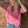 T-Shirt "Kaja" rosa-neonpink
