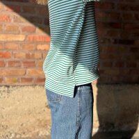 Sweatshirt "Elin" weiß-grün One Size