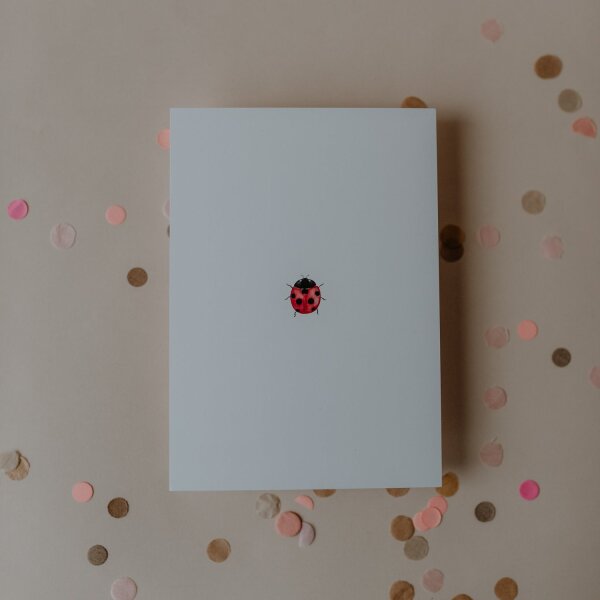 Postkarte "Ladybug" von Eulenschnitt