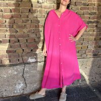Langes Musselin-Hemdkleid "pink" One Size