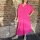 Langes Musselin-Hemdkleid "pink" One Size