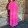 Langes Musselin-Hemdkleid "pink" One Size