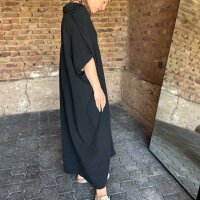 Langes Musselin-Hemdkleid "schwarz" One Size