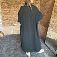 Langes Musselin-Hemdkleid "schwarz" One Size