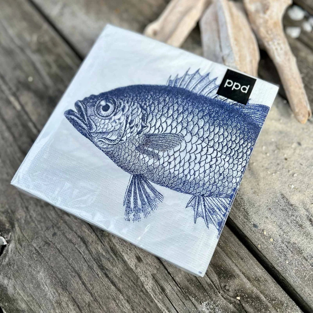 Serviette 33x33 "Fisch"