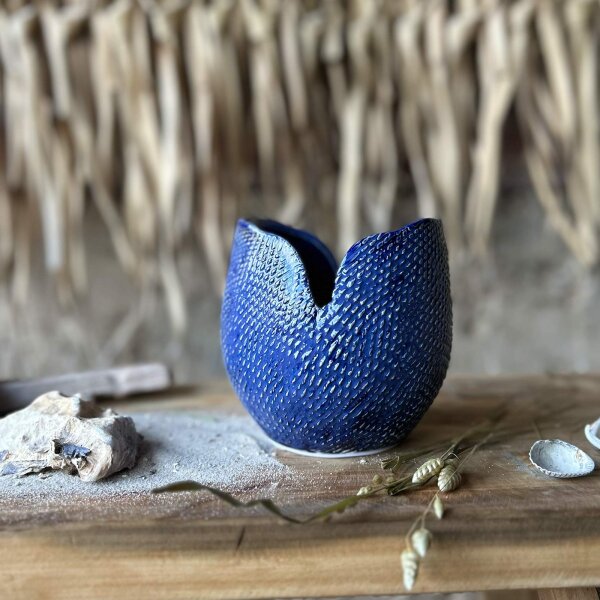 Kleine Schale "Thibault" royalblau