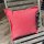 Outdoorkissen mit Stehsaum "Elba" 50x50cm coral