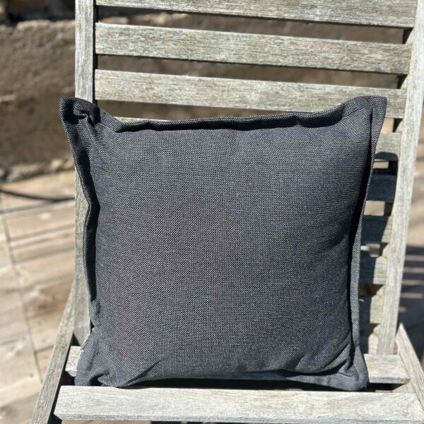 Outdoorkissen mit Stehsaum "Elba" 50x50cm anthrazzit
