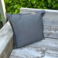 Outdoorkissen mit Stehsaum "Elba" 50x50cm anthrazzit