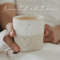 Limitierter Becher "großes Herz Papa" von...