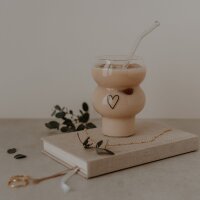 Kopie von Hohes Trinkglas "Coffee Lover" von...