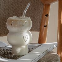 Kopie von Hohes Trinkglas "Coffee Lover" von...