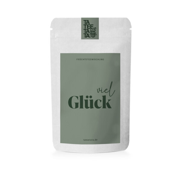 Tee "Viel Glück" klein von TateeTaTa 15g