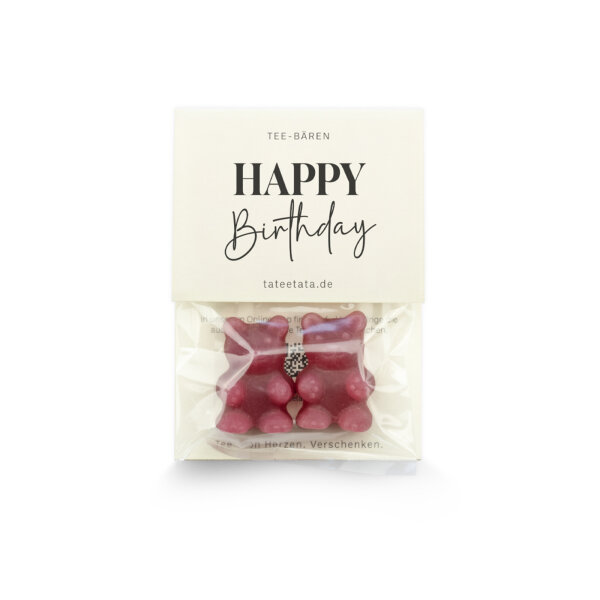 Tee-Bären "Happy Birthday" von TaTeeTaTa mini 10g