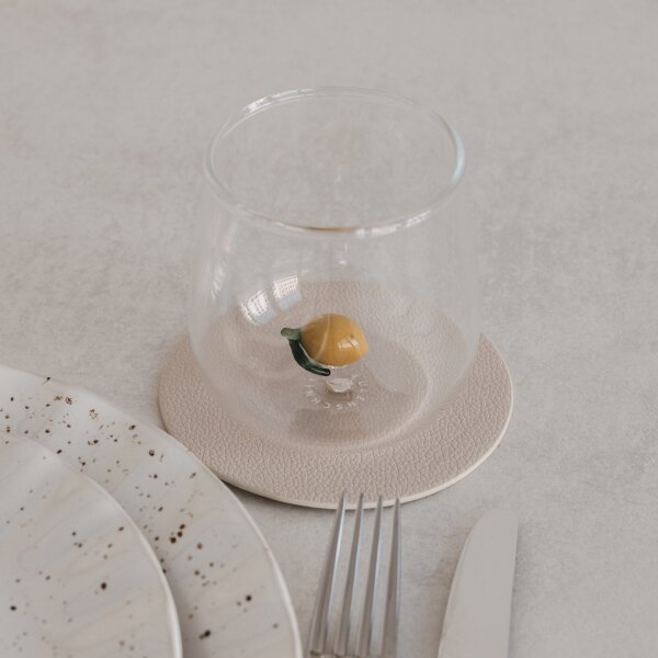 Trinkglas "Zitronenfigur" von Eulenschnitt