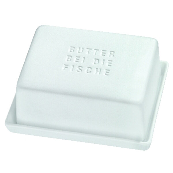 Butterdose klein "Butter bei die Fische" von Räder