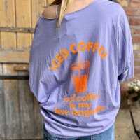Oversize-T-Shirt "Iced Coffee" One Size