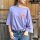 Oversize-T-Shirt "Iced Coffee" lila One Size