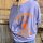 Oversize-T-Shirt "Iced Coffee" lila One Size