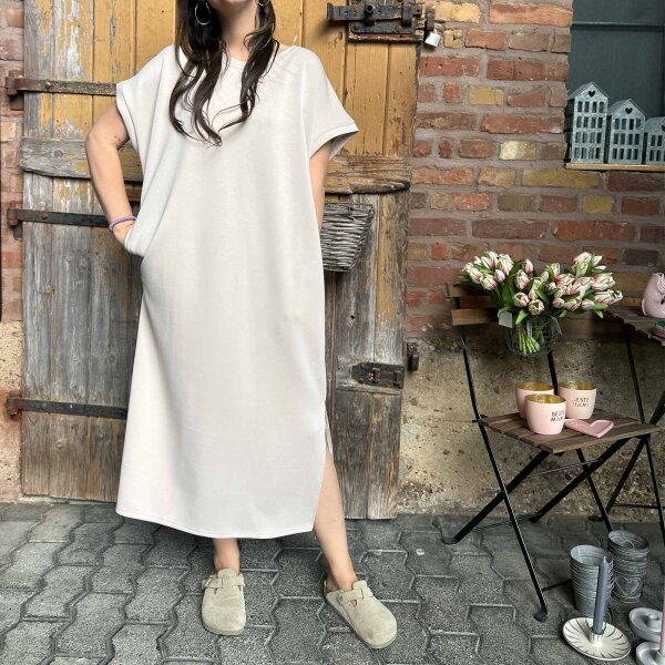 Oversizekleid "Nora" beige One Size