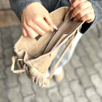 Umhängetasche Western-Stil beige