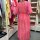 Maxi-Musselinkleid "Blockstreifen Neon" One Size