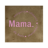 Bunte Fliese "Mama einzigartig hilfsbereit.."...