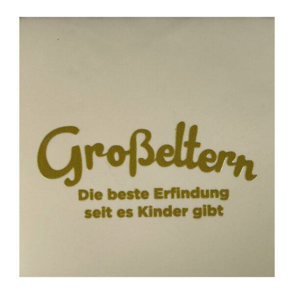 Bunte Fliese "Großeltern" von Yett