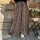 Leohose Wide Leg braun-schwarz One Size