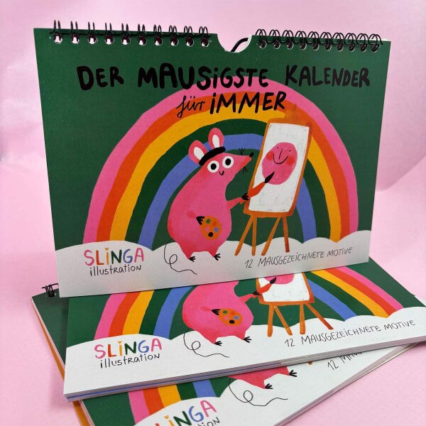 Der Mausigste Kalender für Immer von Slinga Illustration