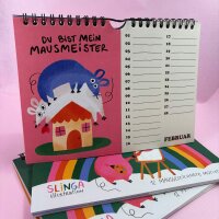 Der Mausigste Kalender für Immer von Slinga Illustration