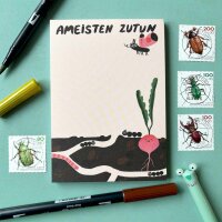 Ameisten zu tun Block von Slinga Illustration