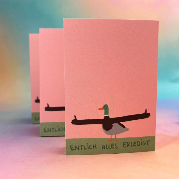 Entlich erledigt Block von Slinga Illustration