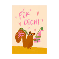 Postkarte "Für dich" von Slinga Illustration